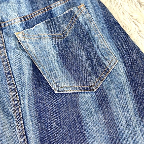 Derek Lam Denim Cleo Crossover Mini Skirt EUC - Picture 7 of 12